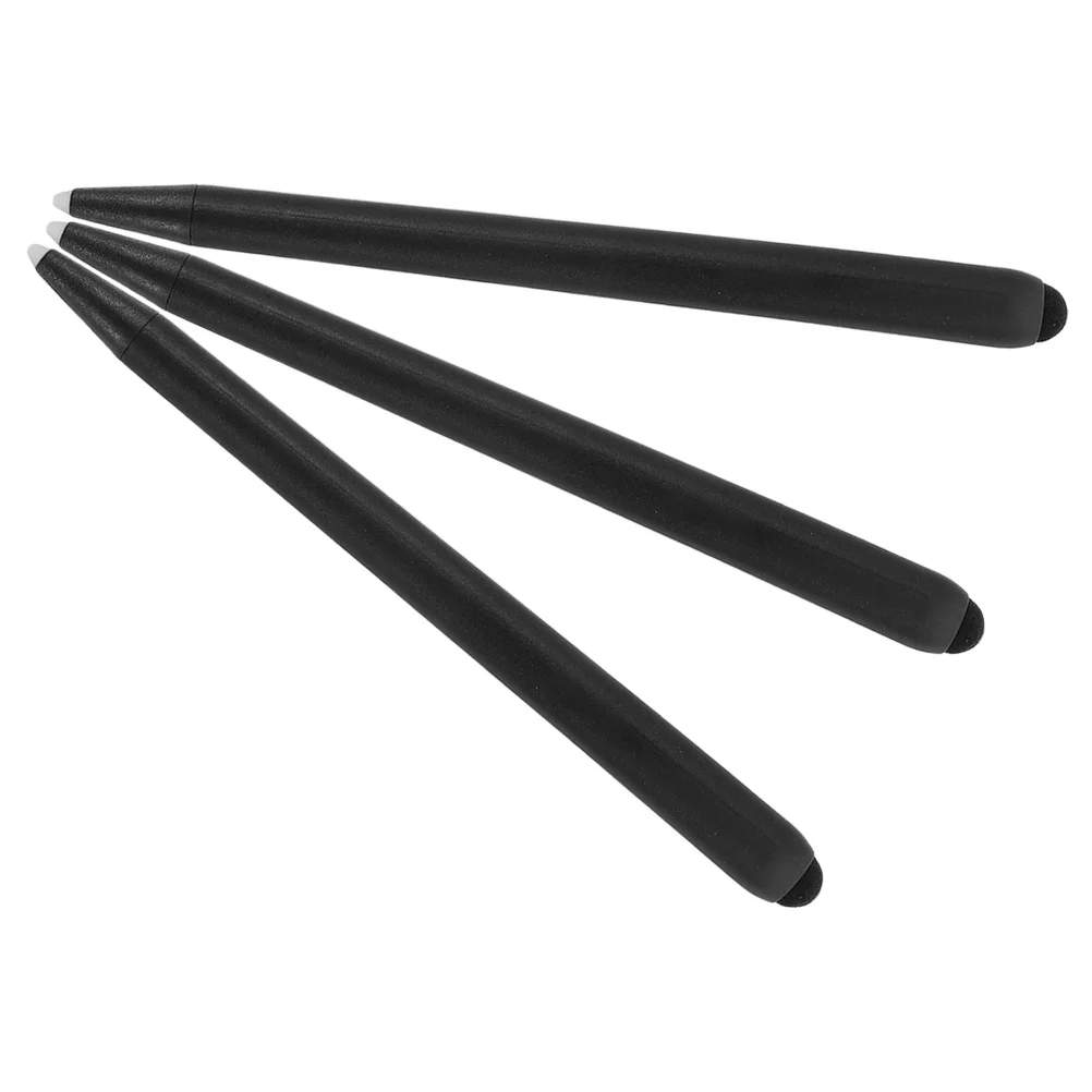 

3Pcs Universal Dual Tip Stylus Pen High Precision Rubber Tip Capacitive Touch Screen Pen Drawing Writing Gaming Teaching Note