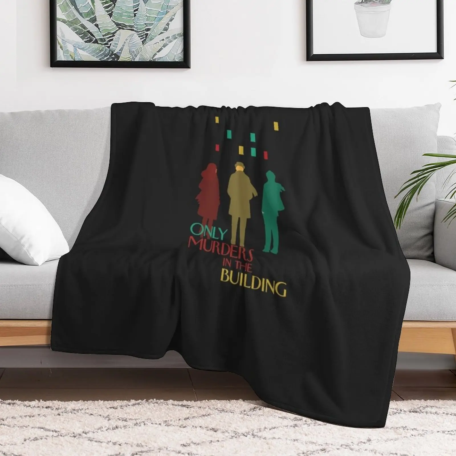 Only Murders in the Building Classic T-Shirt Throw Blanket