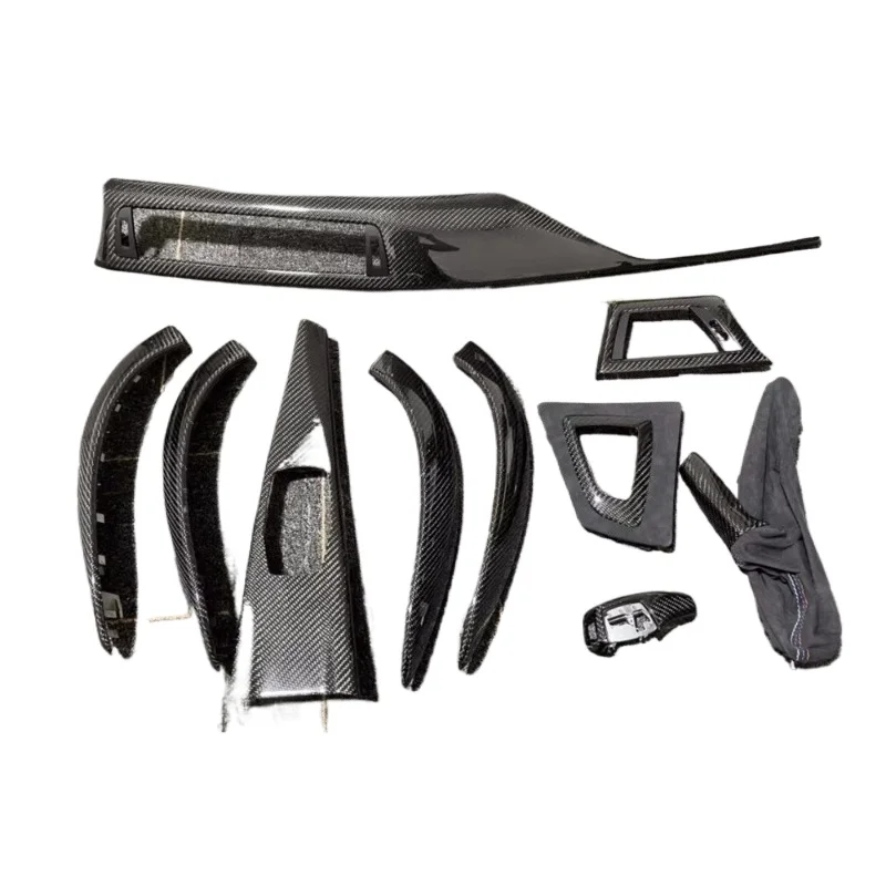 

Высококачественная отделка центральной консоли из сухого карбона в стиле OEM для BMW F30 F35 GT 3 и 4 серий, 10 шт.