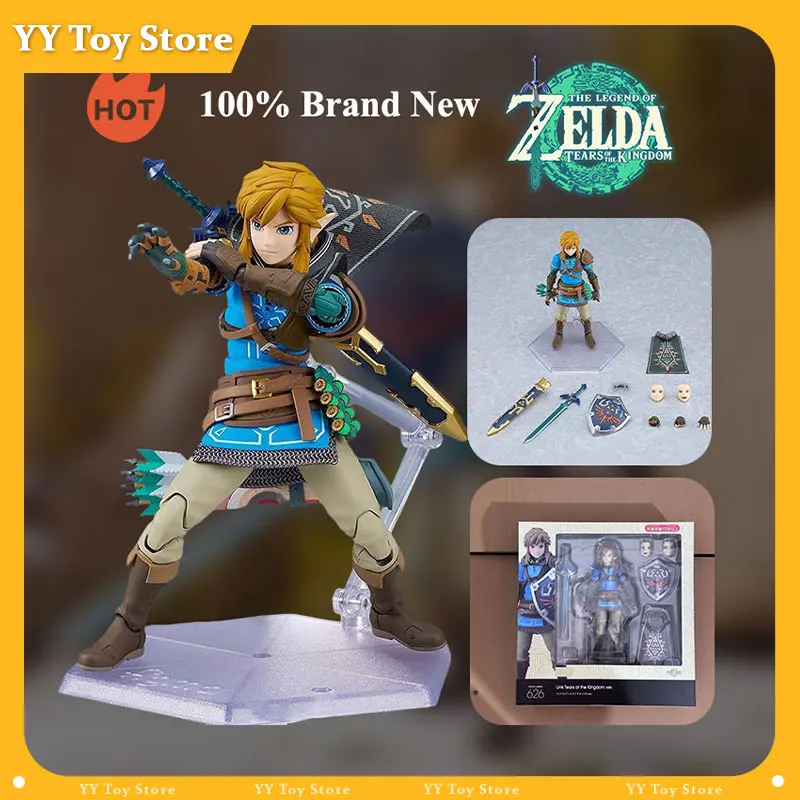 Figura de la leyenda de Zelda, lágrimas del Reino, Figma 626 figuras de enlace, figuras de Anime Breath Of The Wild, colecciones, regalos, modelo