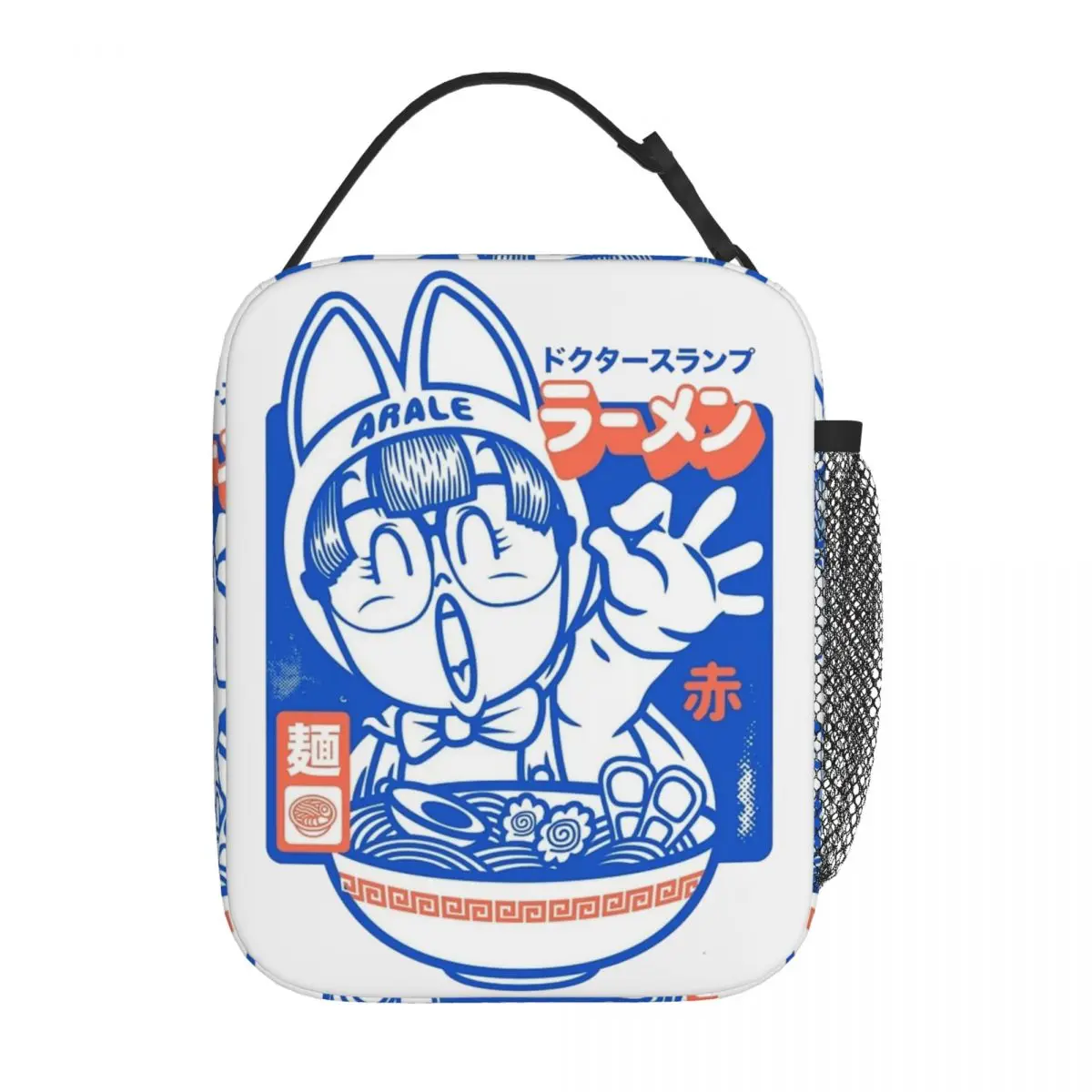 Anime Arale Dr Slump Insulated Lunch Bag Leakproof Toriyama 90s Manga Reusable Thermal Bag Tote Lunch Box Outdoor Girl Boy