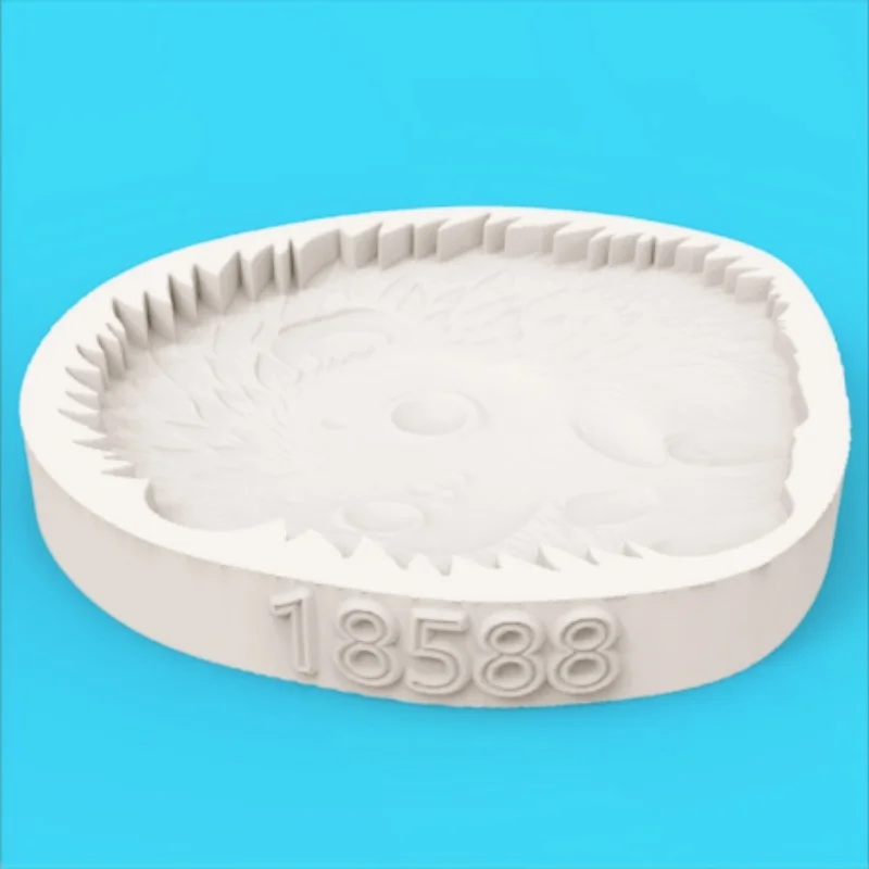 Sitting Hedgehog Silicone Mold Fondant Chocolate DIY Silicone Mold