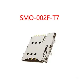 Bilashmart 2/Lot Micro SIM Card Connector SMO 002F T7 Socket Patch Self piercing SIM Card Slot Socket