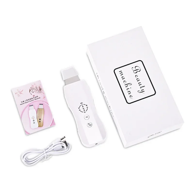 Facial Spa Massager Ultrasonic Facial Cleanser Cleanser Negative Ion Ultrasonic Exfoliation Pore Cleansing