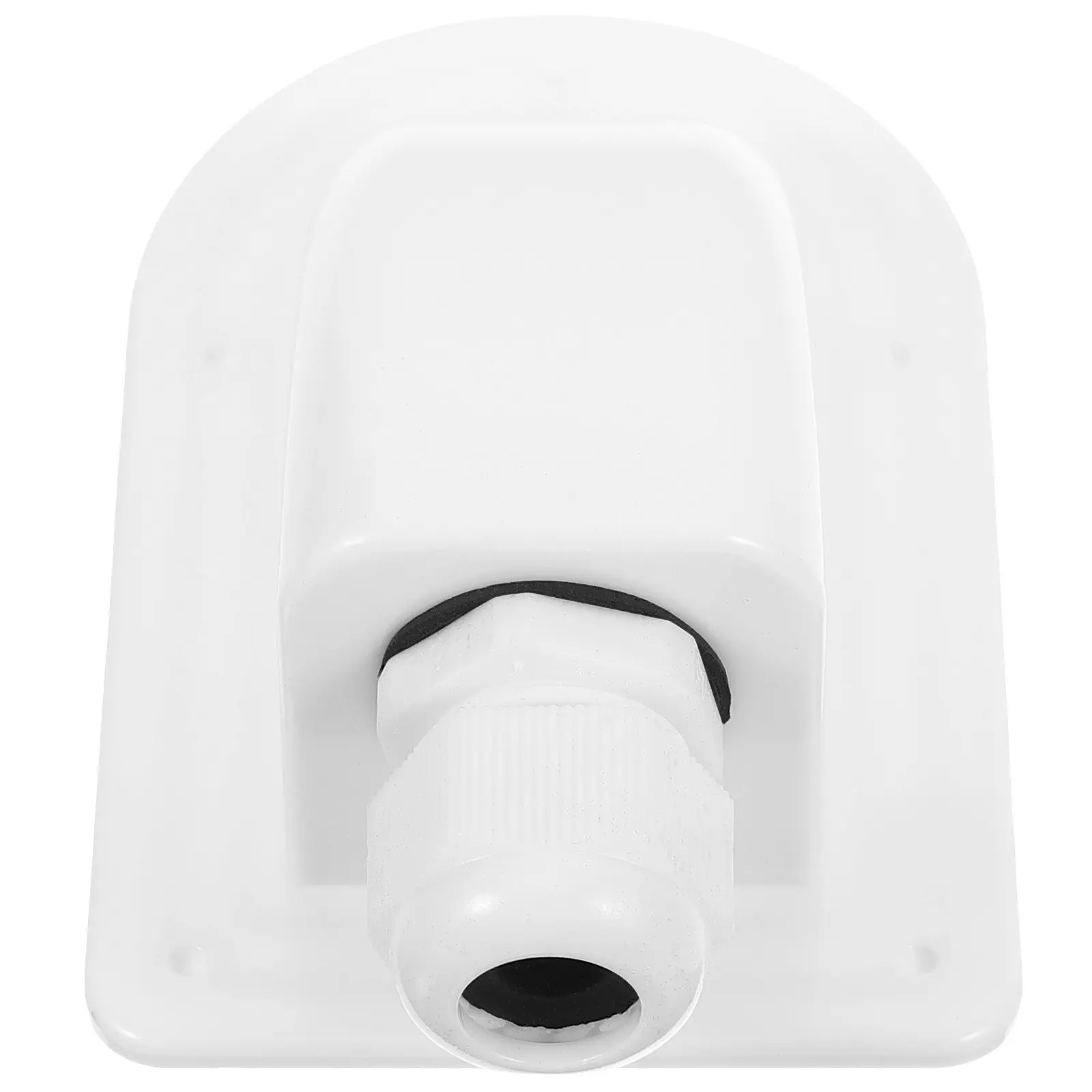 Solar Cable Entry Box Single Hole Waterproof Uv Resistant Rv Boat Camper Solar Panel Wiring Junction Box Outdoor Use