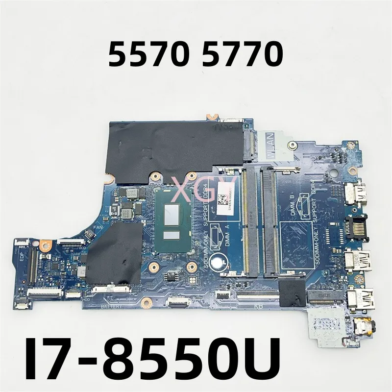 

Original For Dell Inspiron 5570 5770 Used Motherboard I7-8550U CPU 0V5DDM V5DDM CN-0V5DDM CAL60 LA-F114P 100% Working