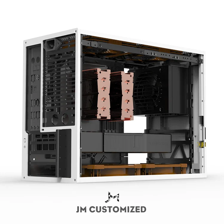 JM-D+D kit: JM chassis, inline A4 water-cooled itx matx modular chassis, NR200 M1