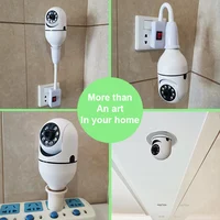 Caméra IP Wifi Mini E27 Bulb - Vision nocturne polychrome + suivi humain automatique, moniteur de sécurité de surveillance intérieure 5