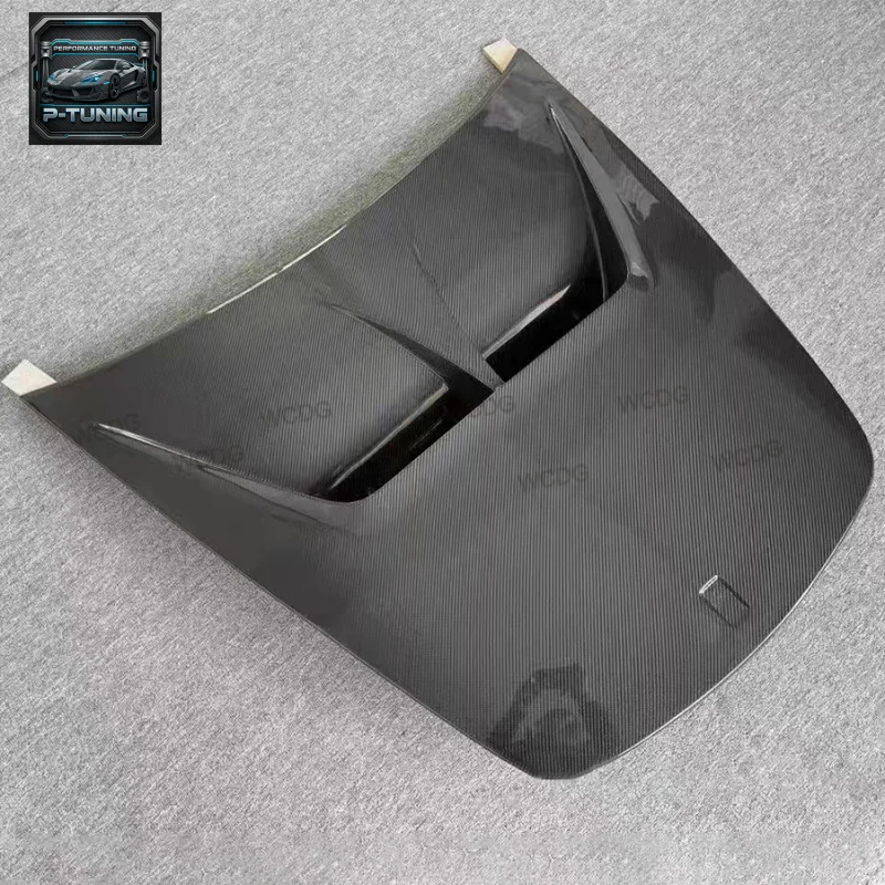 غطاء محرك من ألياف الكربون لـ 2005-2009 فيراري F430 نسخة مسار مطورة غطاء المصد الأمامي غطاء محرك السيارة طقم هيكل السيارة #4