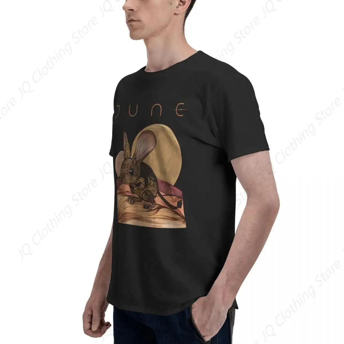 Desert Mouse Arrakis Movie Dune Oversized Graphic T Shirt O-neck Unique Mens Women T-Shirts Y2K Tee Tops Short Sleeve Tops