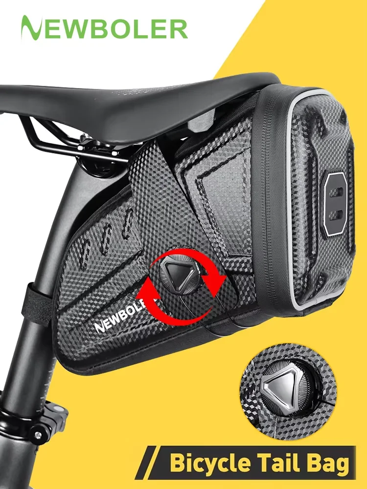 AliExpress NEWBOLER NEW Waterproof Bicycle Saddle Bag MTB Road Bike Saddlebags Reflective Striped Bicycle Tool Bag Bike Bag MTB Accessories