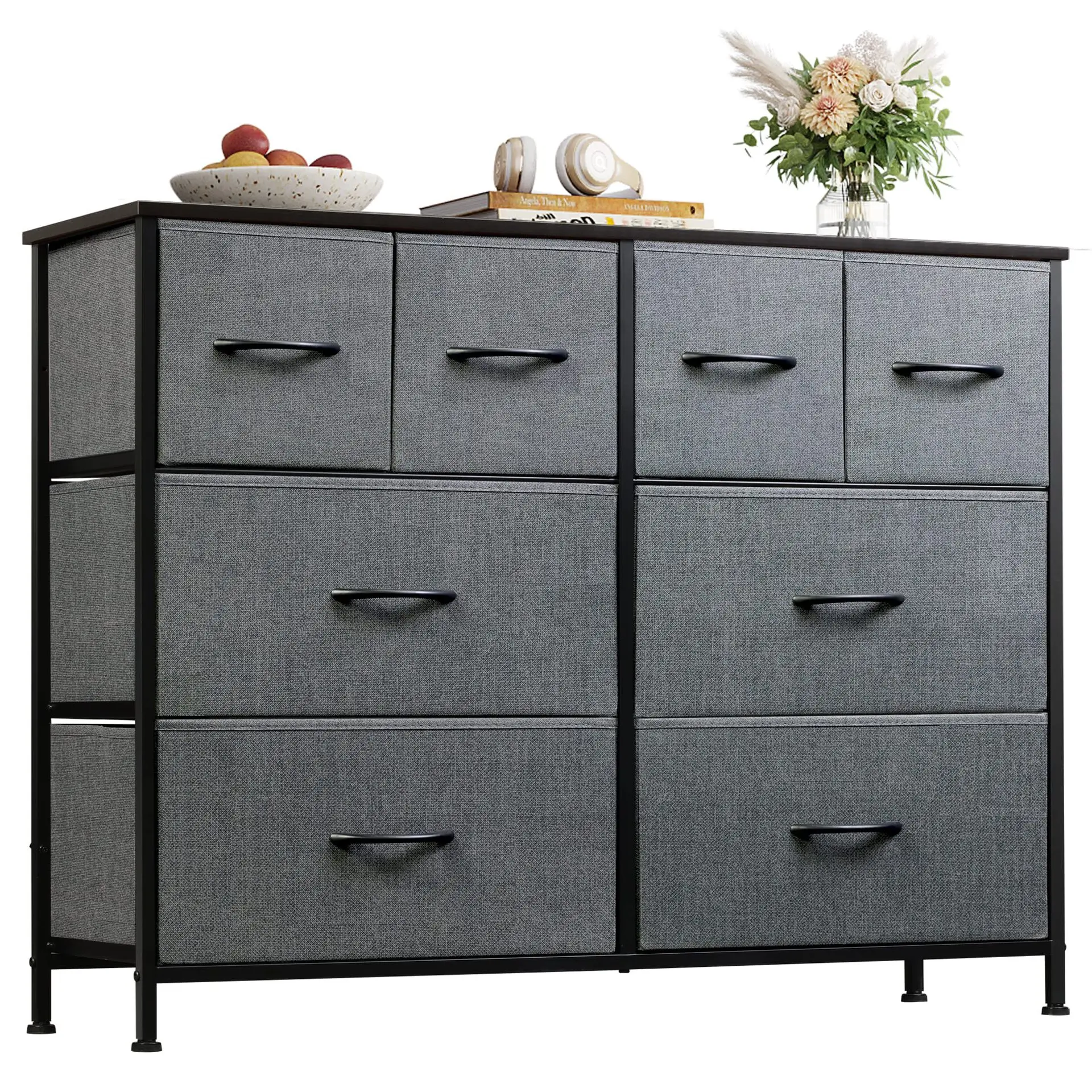 

//Midcentury Metal Frame Fabric Shoe Cabinet Storage Tower With Modular Design For Living Room And Dining Furniture