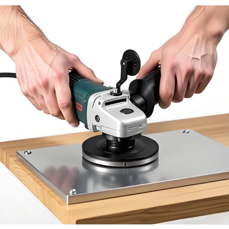 2800W Portable Wire Drawing Polisher Metal Wood Stainless Steel Grinding Polishing Machine