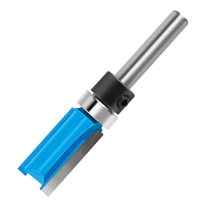 

2025 Trend 1/4 дюйма фреза с хвостовиком Twin 2, рифленый императорский джиг, шаблонный резак, деревообработка