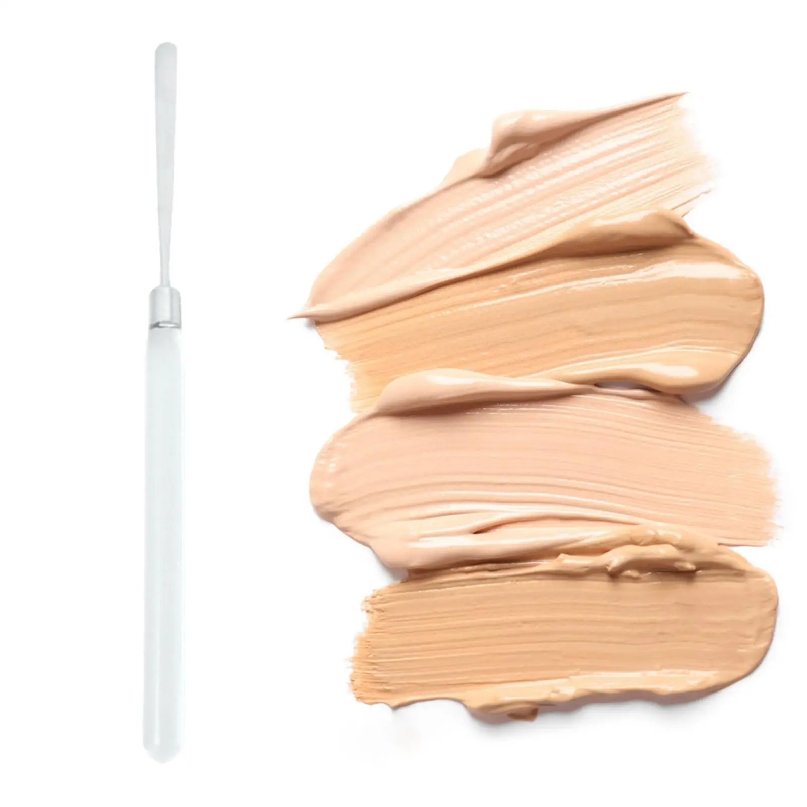 Акриловая палочка для смешивания макияжа, портативная ручная прочная многофункциональная палочка для перемешивания, компактная для салонов девочек, профессионалов, начинающих