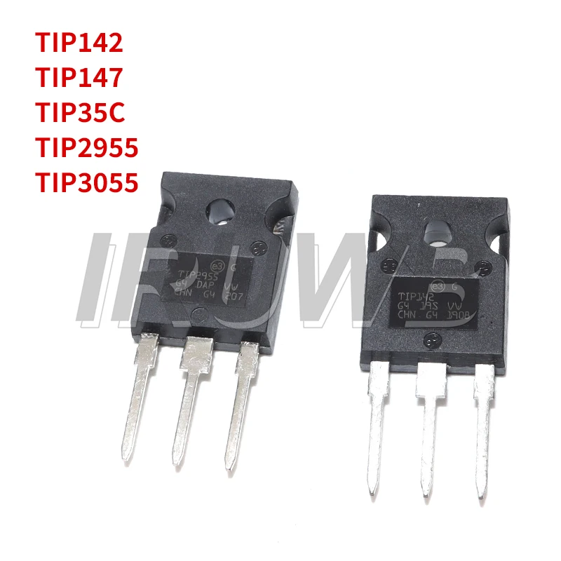 5 peças novo original to-247 npn darlington triodo de potência tip35c tip142 tip147 tip2955 tip3055