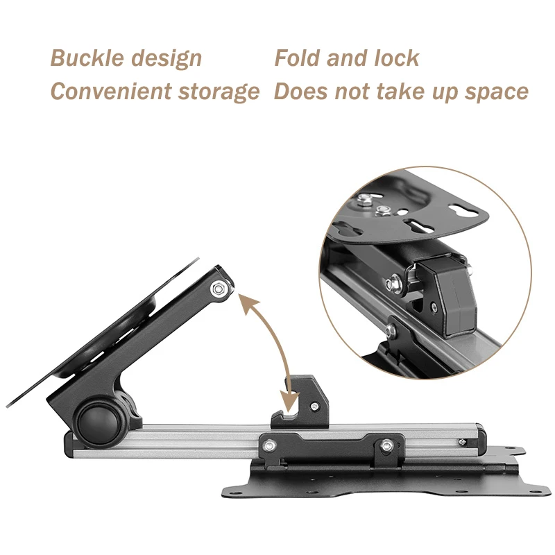 RV Folding TV Hanger 17-37 Inch Monitor Stand Car RV Ceiling Lift Kitchen Dining Caravan Moto Room TV Holder