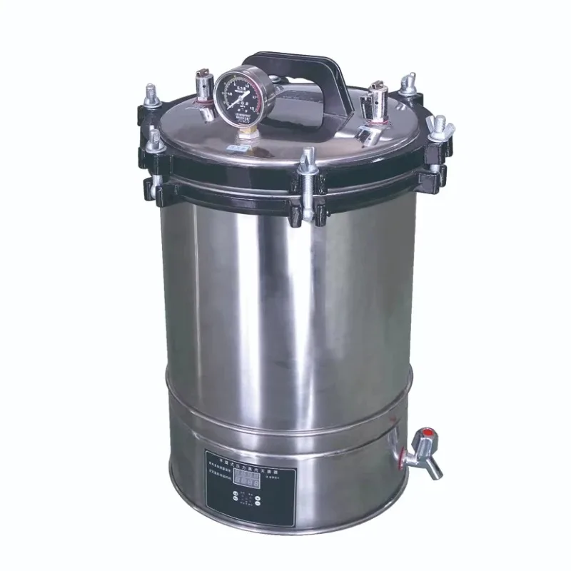Safe and Easy Operation Portable Autoclaves for Both Electric and Gas Heating