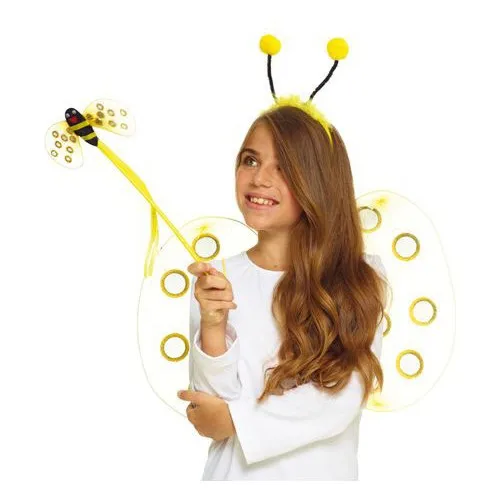 Aydınlı Party Costume Bee Wing Set Wing Tacıasası