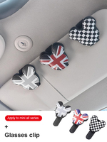 Car Glasses Clip Sun Visor Sunglasses Holder For Mini Cooper S JCW R56 R55 R60 F54 F55 F56 F57 F60 Countryman Auto Accessories