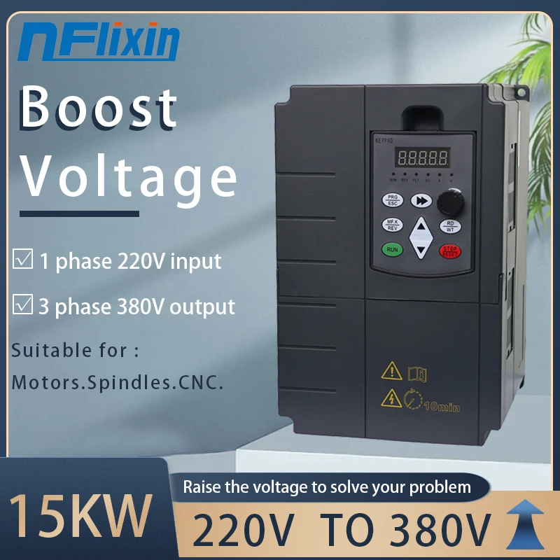 15KW-30KW Inverter 220v to 3 phase 380V VFD Variable Frequency Drive VFD Inverter 400Hz VFD Inverter frequency inverter