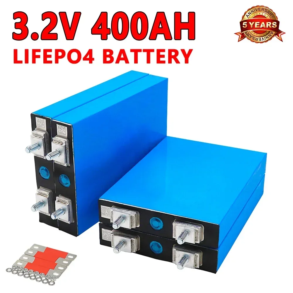 Fast Delivery 3.2V 400Ah LiFePO4 Lithium Iron Phosphate Battery Pack Can be Combined into 12V 24V 36V 48V Rechargeable Battery