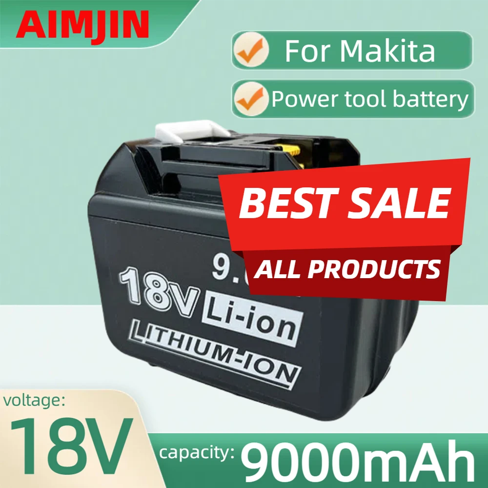 

18V 9.0Ah large-capacity tool battery for Makita ,and the lithium battery replaces LXT BL1860B BL1860 BL1850Equal model