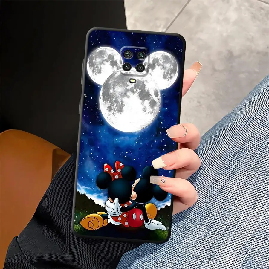 Funda para Xiaomi Redmi Note 10 9 8 Pro 11S 10S 11 13 12 Pro Plus 12S 9s funda trasera suave para teléfono Disney Mickey Minnie