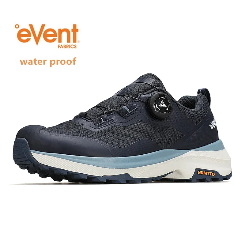 

HUMTTO Waterproof Men Shoes Breathable Running Sneaker Men's Luxury Designer Trainers Black Non-Leather Casual Sneakers for Man