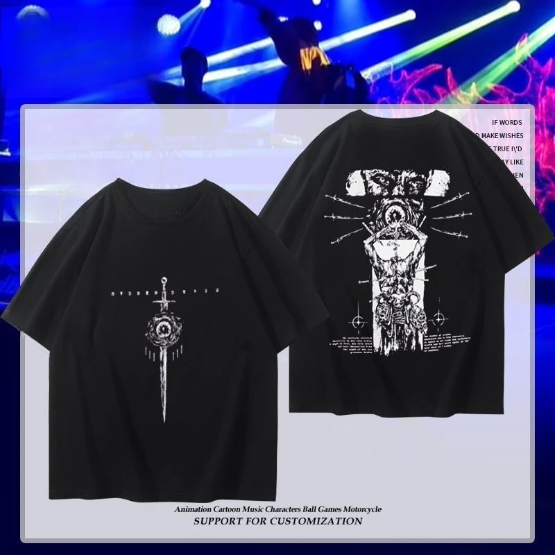 

Mexico Svdden Death Top 100, футболка с короткими рукавами для DJ Storm, электронного музыкального фестиваля, мужская и женская летняя повседневная уличная одежда