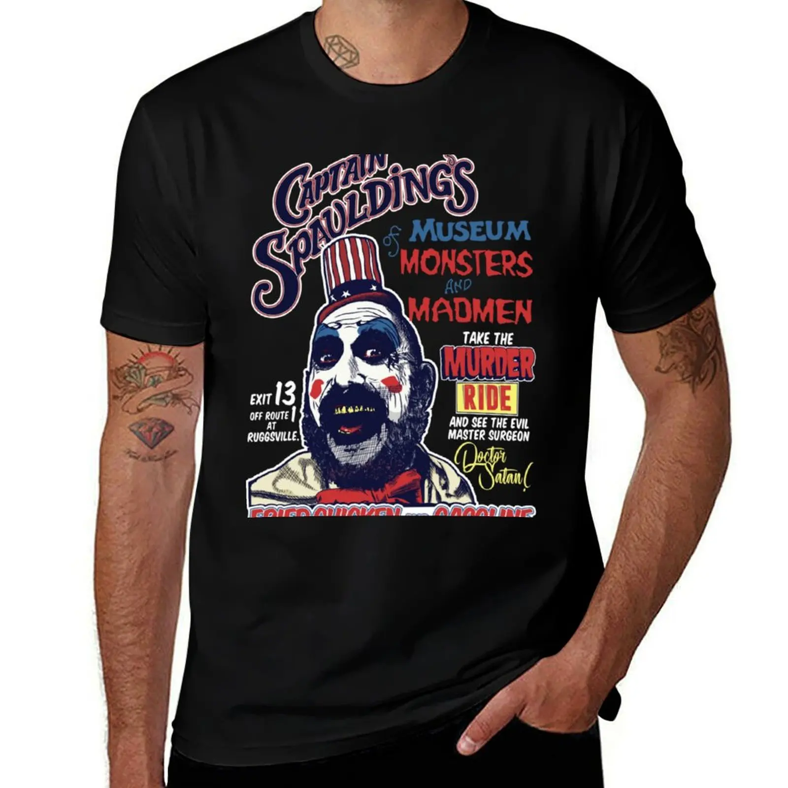 

Captain Spaulding&x27;s T-Shirt t shirt man plain man t shirt cotton high quality T-Shirt