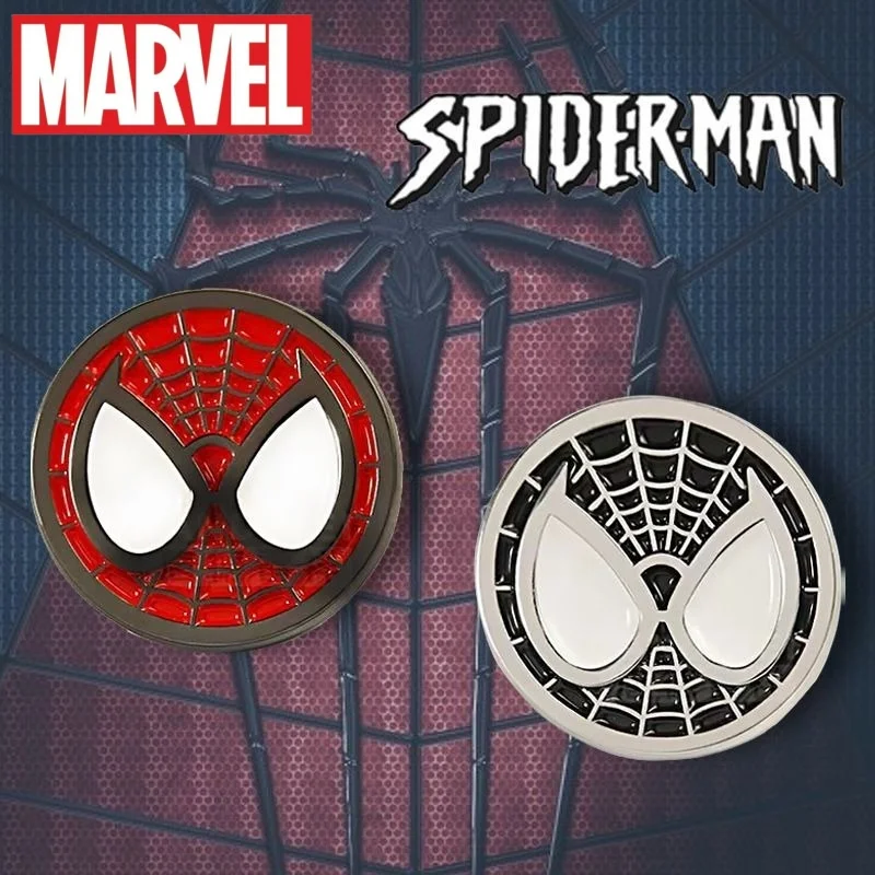 

Креативный металлический значок с изображением Человека-паука Marvel, стильный и модный, с аниме-принтом, новый, универсальный, портативный, декоративный, брошь