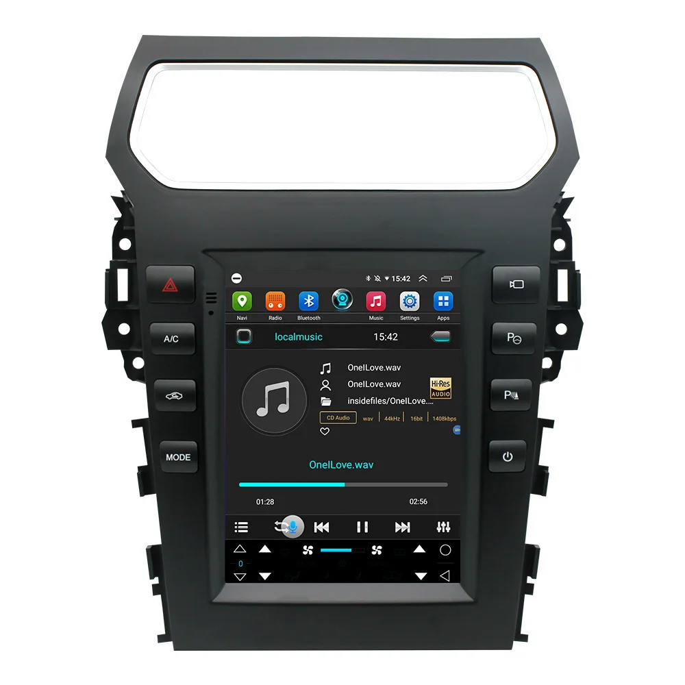 For Ford Explorer 2011-2019 Android Car DVD Radio Audio Player  With Car GPS Navigation