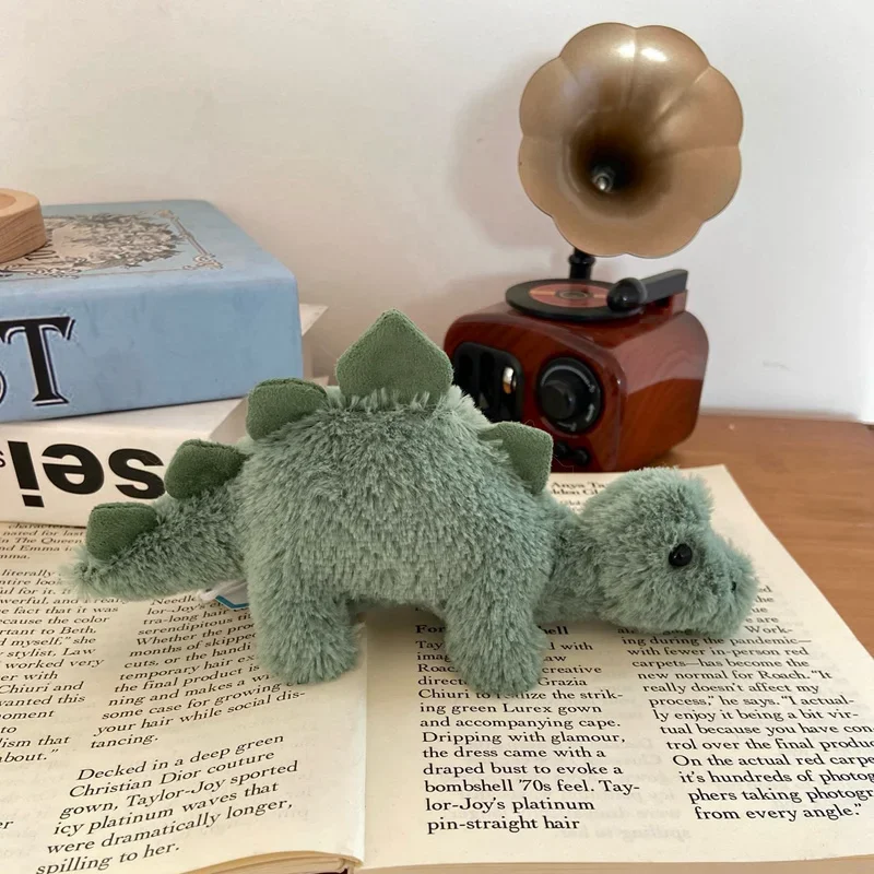 

9x21cm Green Stegosaurus Doll Plush Toy Stuffed Fluffy Dinosaur Dino Pillow Soft Plushie Birthday Gift