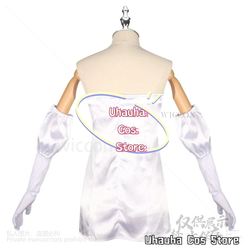 Sua Cosplay per Alien Stage Round1 My Clematis Costume Abito bianco Parrucca Lolita per ragazze Donna Halloween Natale Cos personalizzato