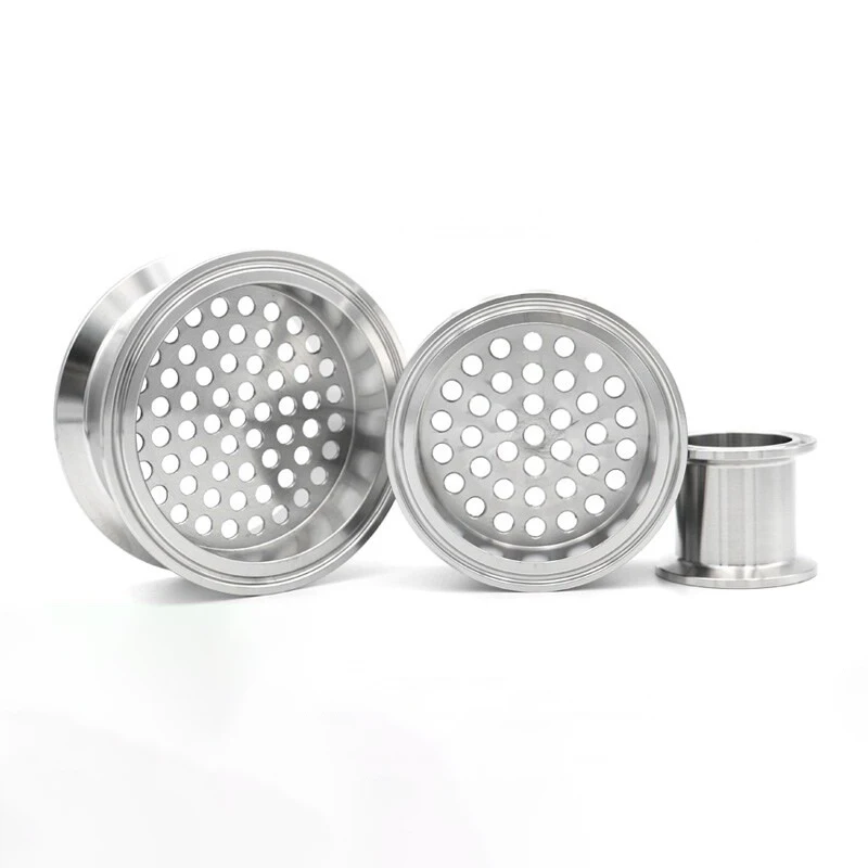 Plaque filtrante extracteur de bière en acier inoxydable sanitaire SS304, 1,5'' 2'' 3'' 4'' 6'', raccord Tri-Clamp pour accessoires de distillation et brassage maison