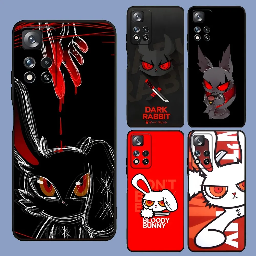 

BloodyS BunnyS The Game Phone Case For Samsung Galaxy A13,A21s,A22,A31,A32,A52,A53,A71,A80,A91 Soft Black Cover