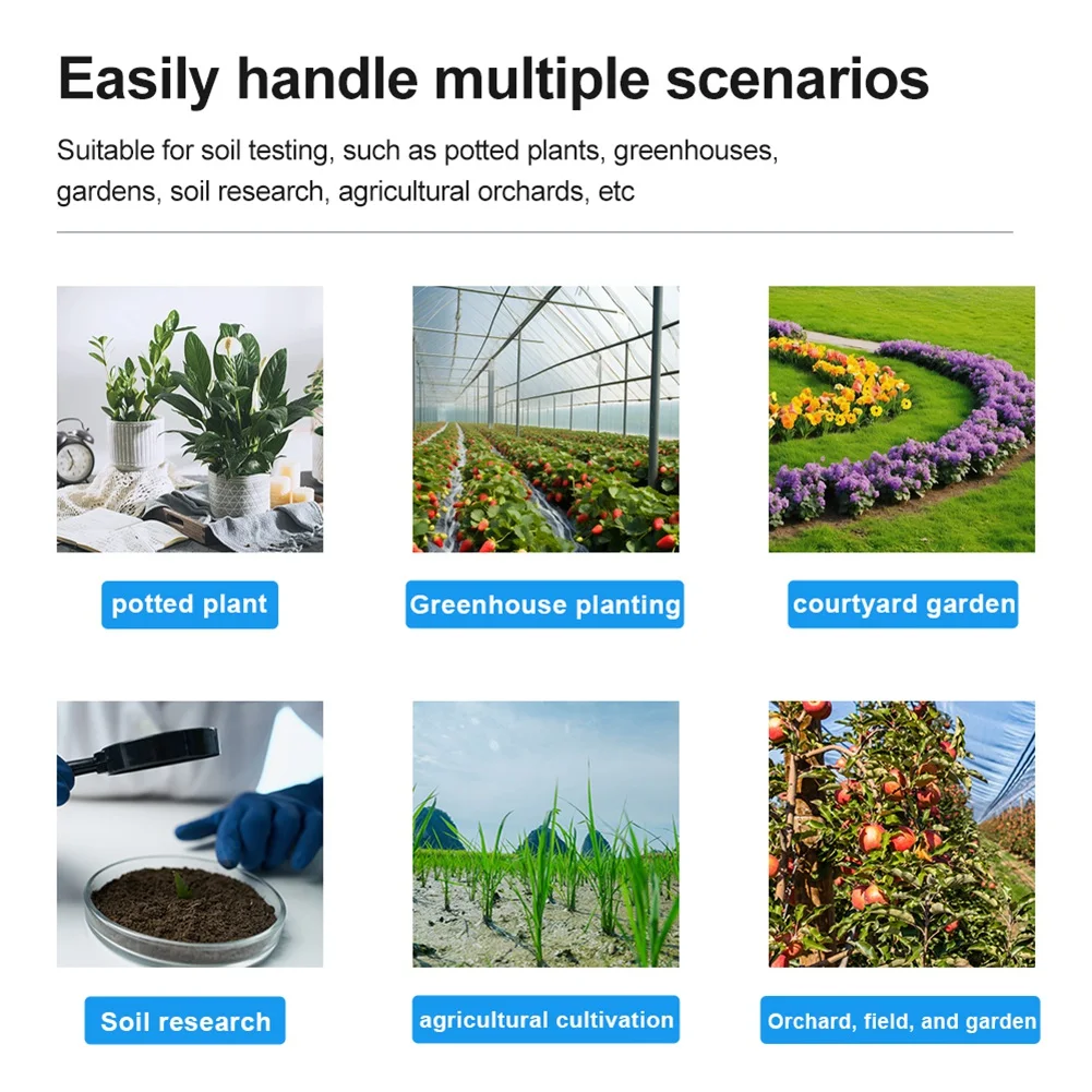 

A25F-Soil Fertility Tester 0-1999Mg/Kg Soil Phosphorus Meter Soil Detector Nutrient Analyzer For Garden Plant For Growing
