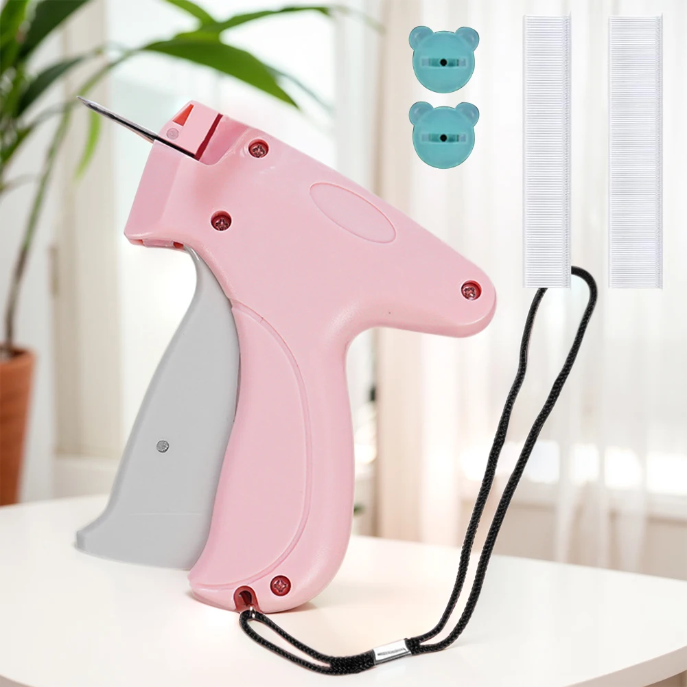 Micro Stitch Gun with 50/100 Bear Buckles Handheld Sewing Machine Portable Instant Button Garment Connector Garment Sewing Tool