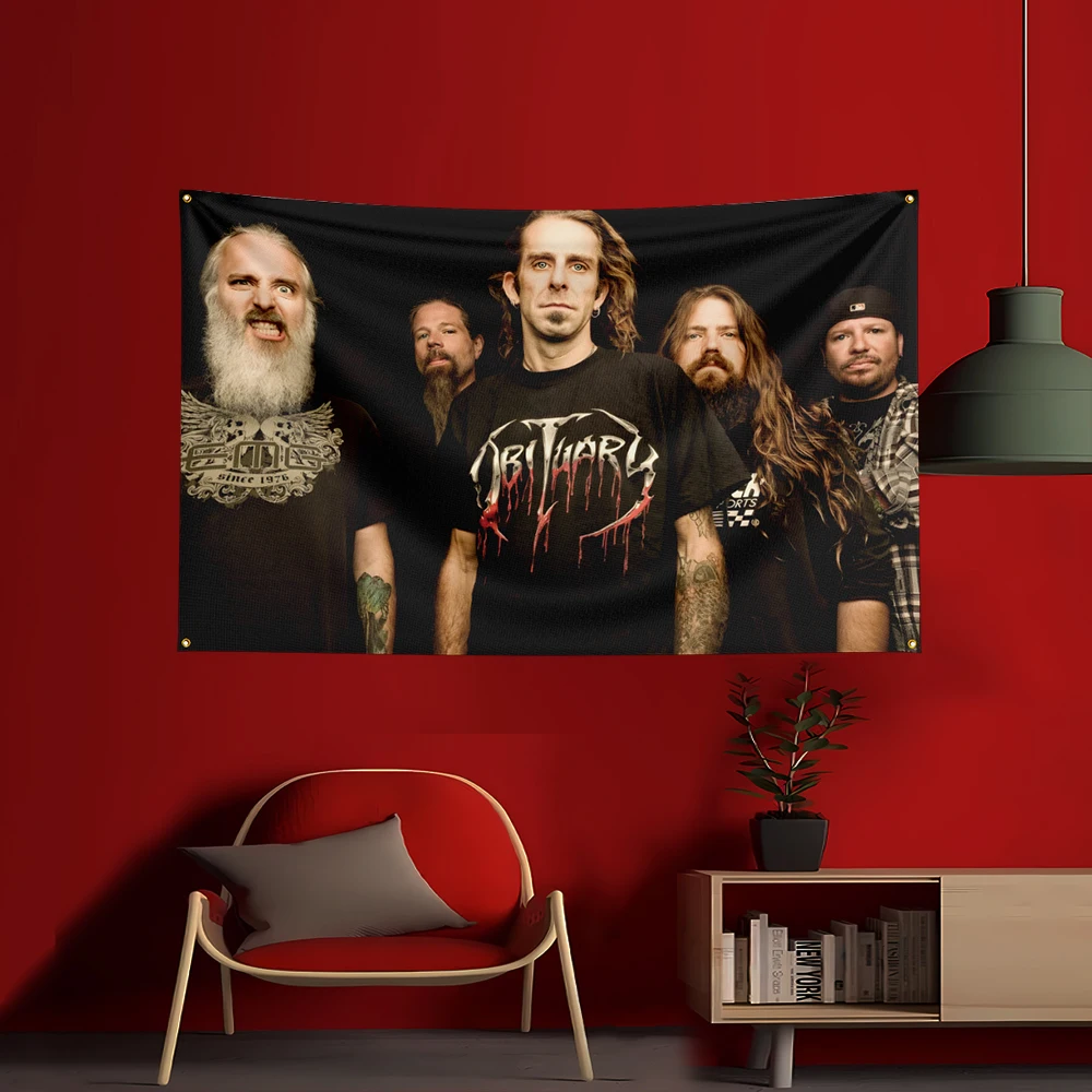 90X150CM L-Lamb Of Gods Heavy Rock Band Flag Polyester Digital Printing Banner for Bedroom Wall Art Out Door Tapestry Decoration - Image 5