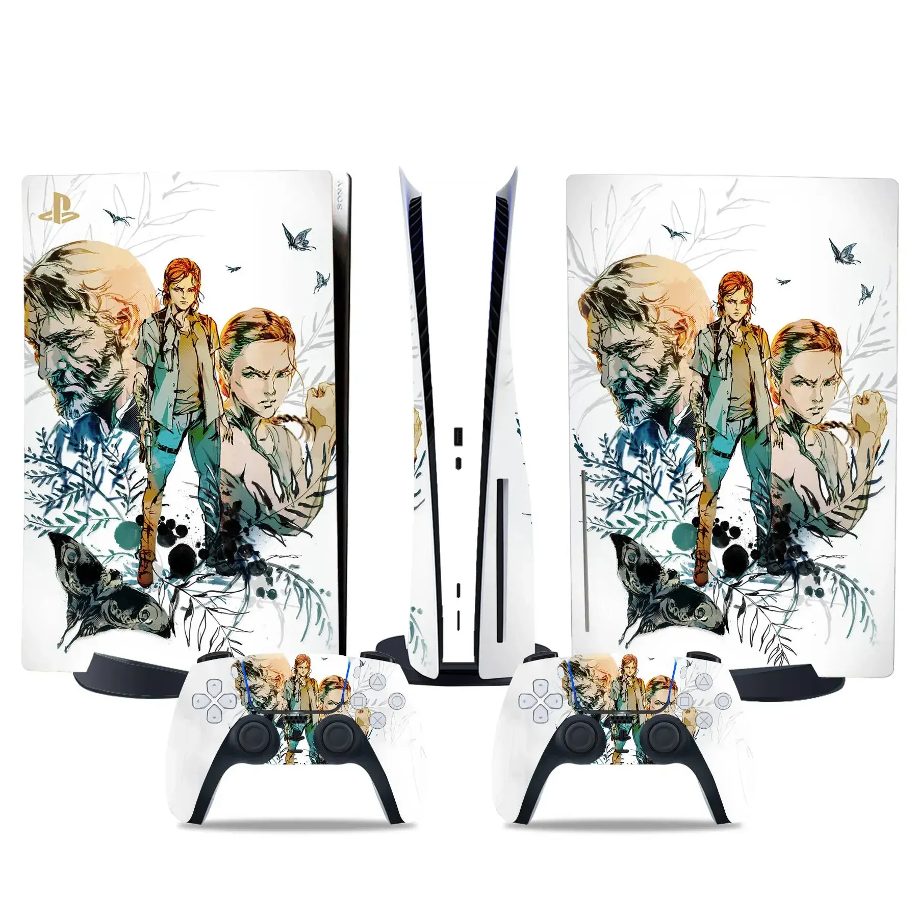 The last of us part 2 Design Skin Sticker For Ps5 disk - Buy Skin Sticker For Ps5 disc edition controller skin sticker fullbody