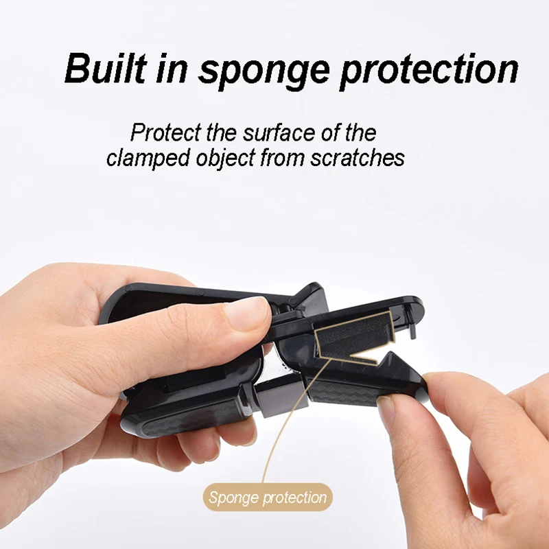 حافظة نظارات السيارة العالمية حاجب الشمس للسيارة حامل النظارات الشمسية مشبك بطاقة تذكرة حامل النظارات ملحقات السيارات الداخلية