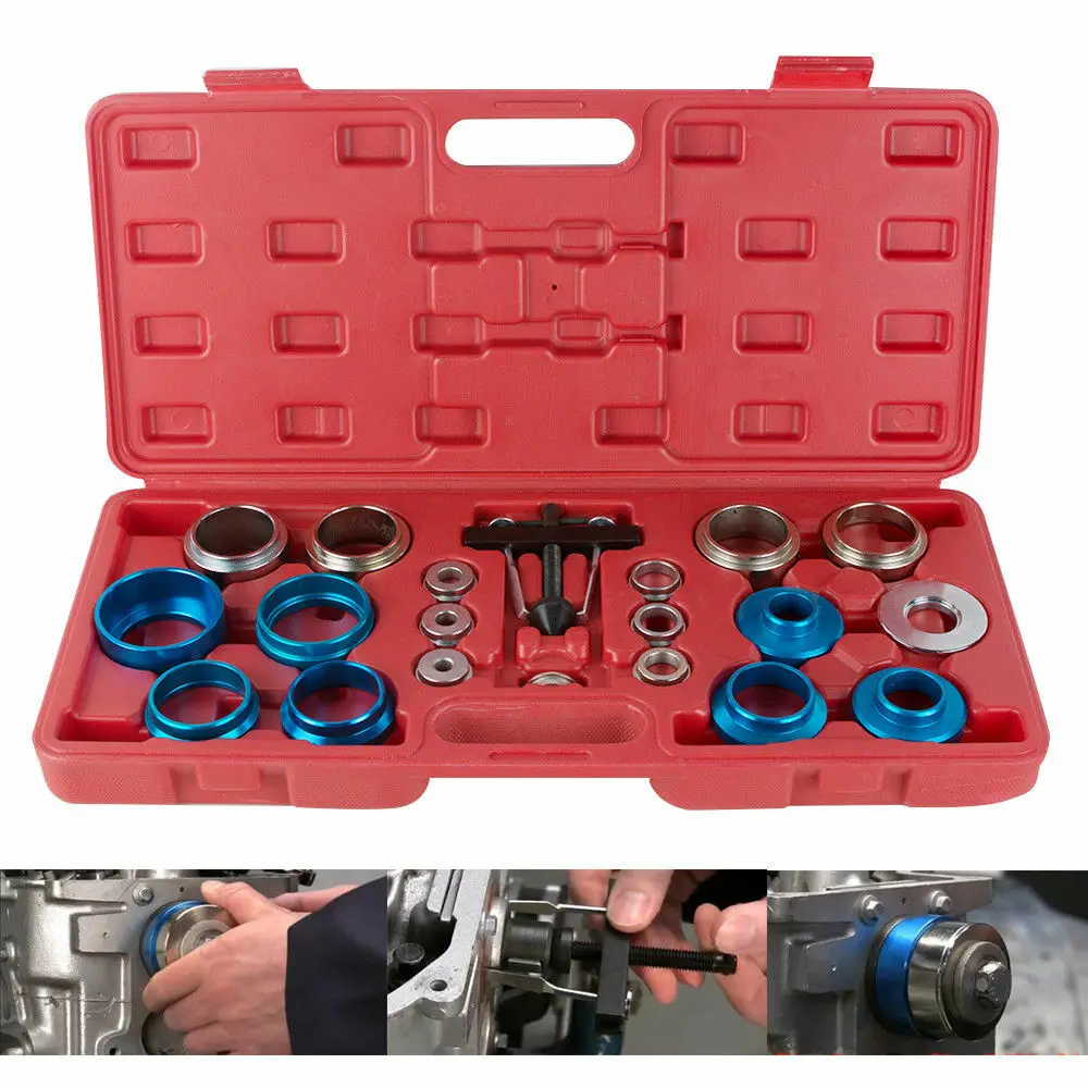 

20Pc Crank Oil Seal Remover Camshaft Install Kit Bearing Puller Automotive Tool