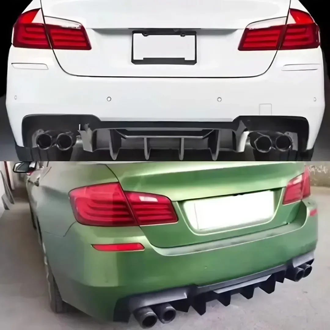 Rear Splitter Guard Bumper Diffuser Lip Chin Air Dam Tuning Styling Accessories For BMW 5 Series F10 F18 M-Sport M5 2010-2017