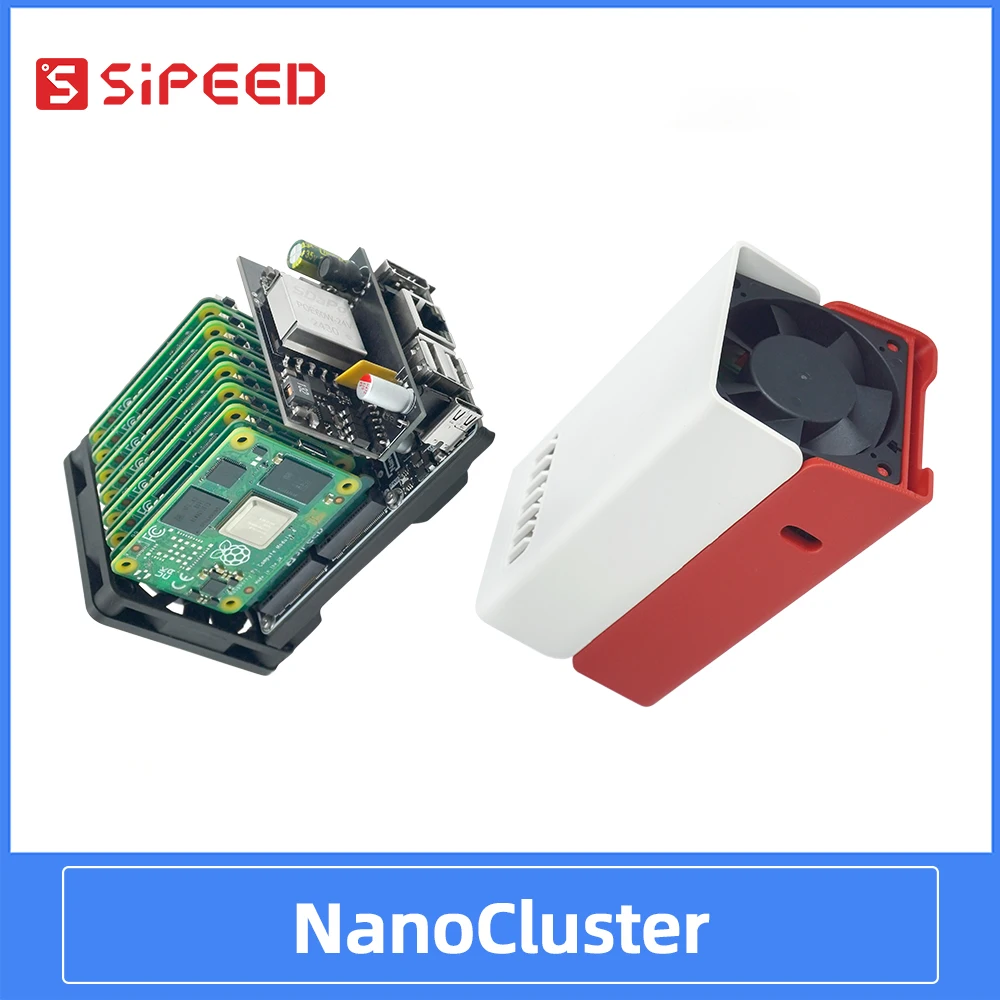 

Мини-сервер Sipeed NanoCluster, 7 узлов CM4/CM5 — компактный Kubernetes K3S Edge AI Homelab для кластера Raspberry Pi