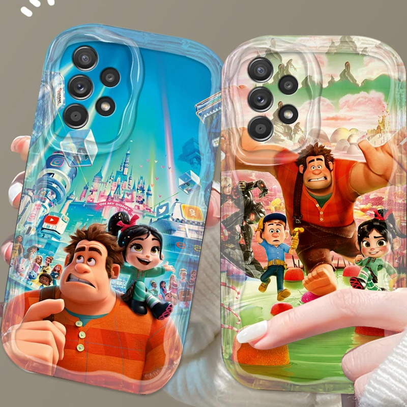 Anime Movie Wreck-It Ralph For Samsung A55 A54 A53 A52 A35 A34 A33 A32 A25 A24 A23 A22 A21S A15 A13 A14 5G Wave Oil Funda