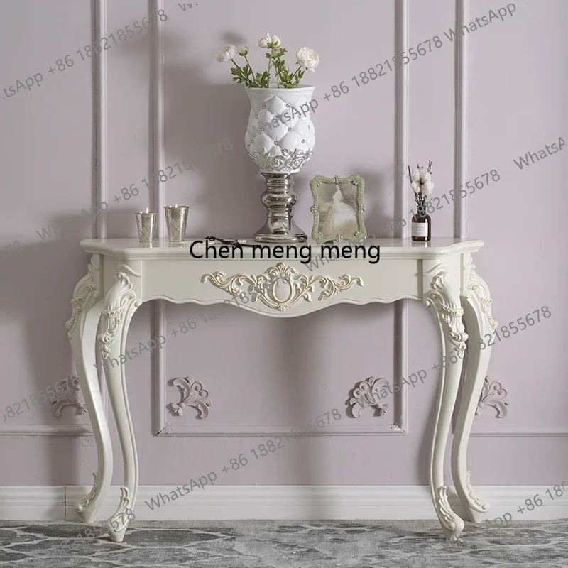 European Classic Console Tables Roman Designer Luxury Antique Console Table Traditional Premium Console Meuble Furniture Home b5