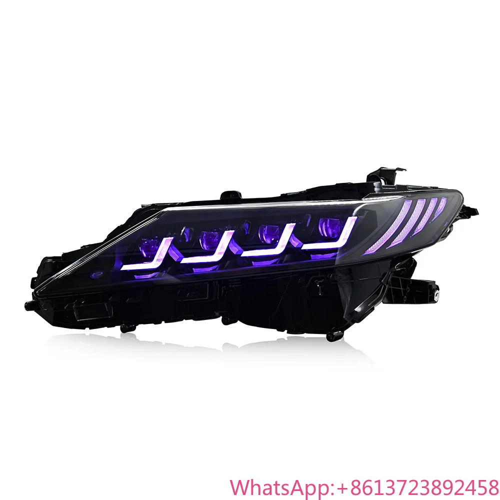 Dk Motion Auto Lighting System Car Front Projector Modified 4 Eyes Headlamp LED Headlights for Toyota Camry 2018-24