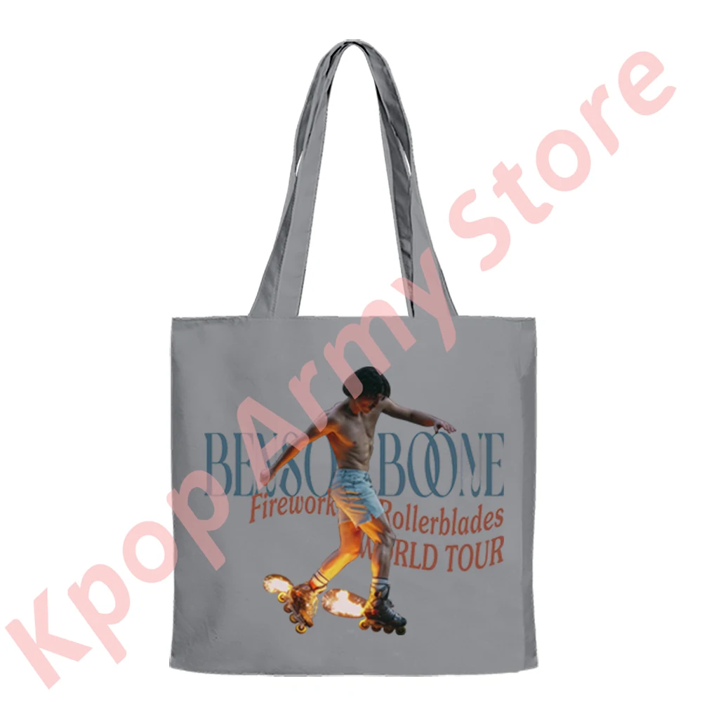 Benson Boone Fireworks and Rollerblades Tour Merch Shoulder Bags Cosplay Women Men Fashion Casual Tote Bag