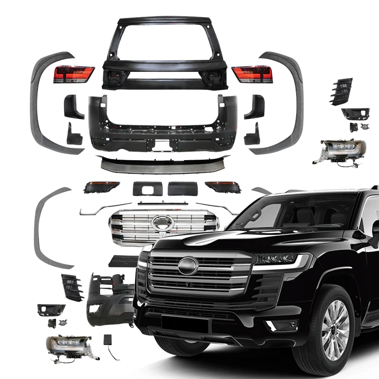

newestCARBEST Newest Car Parts Land Cruiser Body Kit 2016-2020 for Toyota Upgrade to LC300 2022